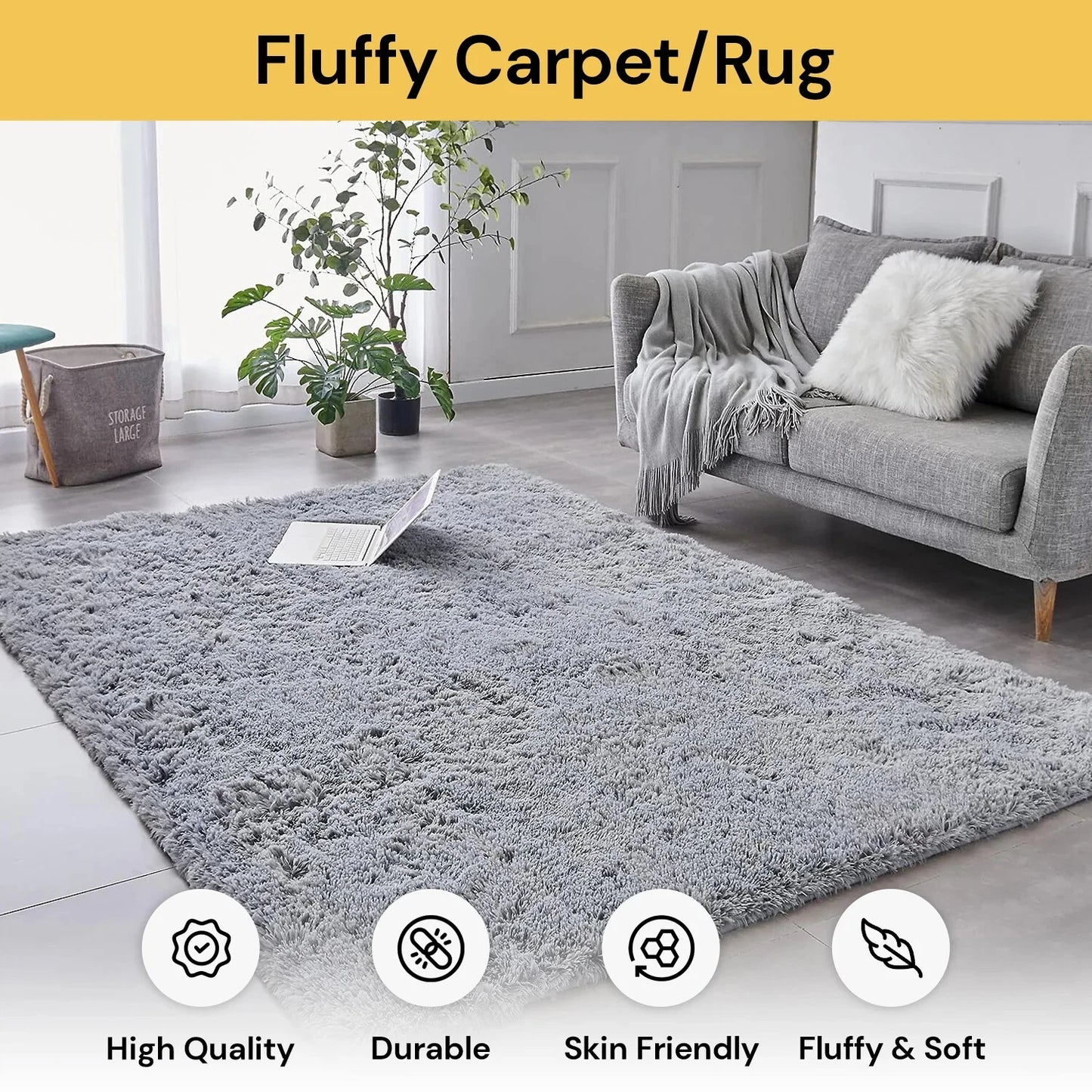 Premium Fluffy Rug - 50% OFF Today Only!